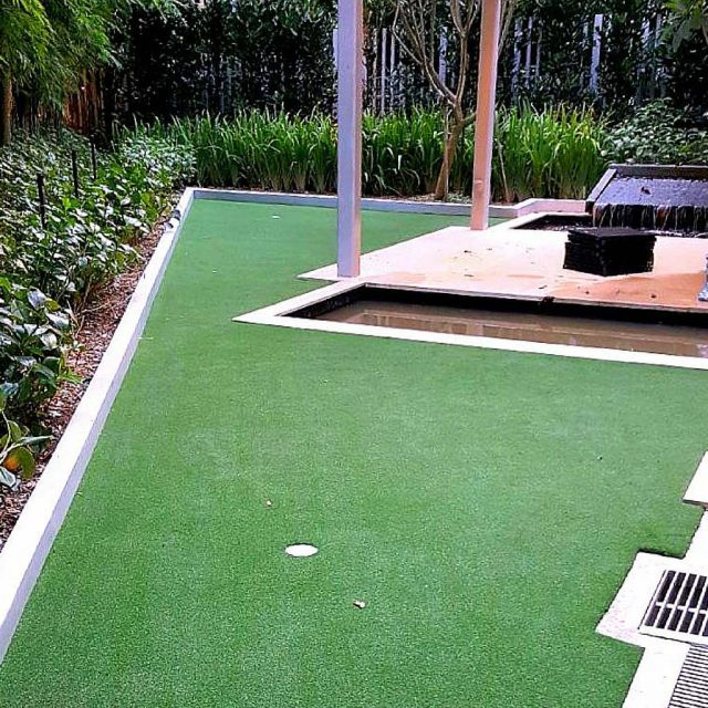 Golf Training Putting Green in Condominium