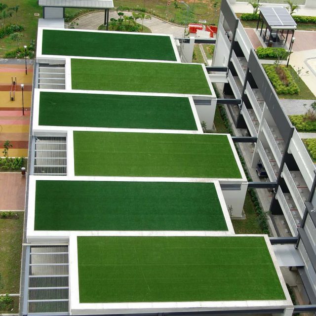 Heat Insulation using Singapore Green Label Artificial Turf