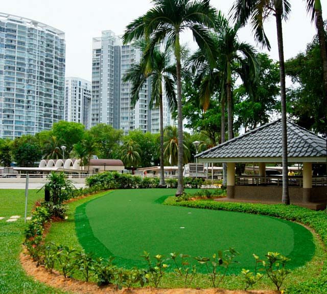 Putting Green in Condominium