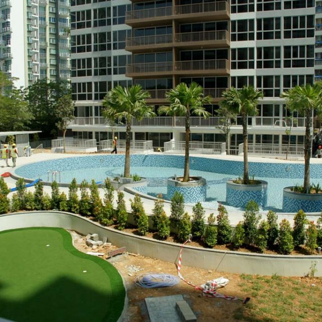 Putting Green in Condominium