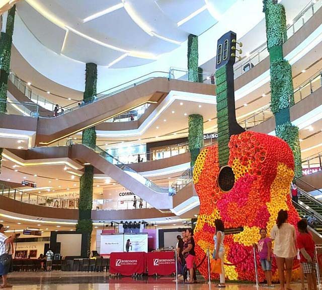 Softening the look of pillars with Artificial Vertical Gardens