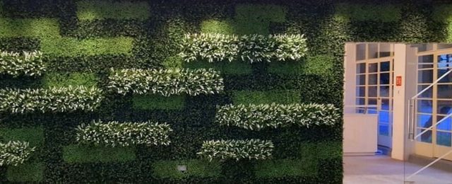 Artificial Green Wall in Student Hostel