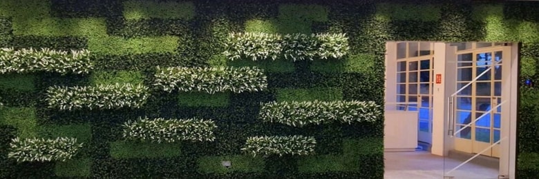 Artificial Green Wall in Student Hostel