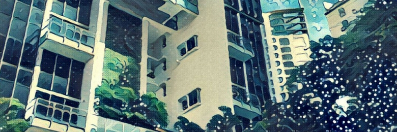Building with Artificial Green Wall