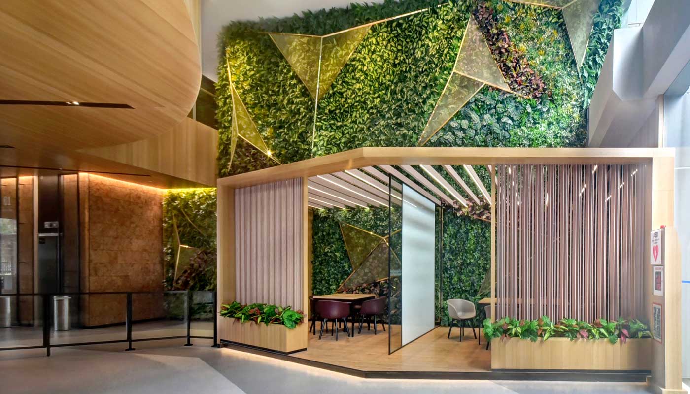 Singapore Artificial Vertical Garden GreenTurf Asia