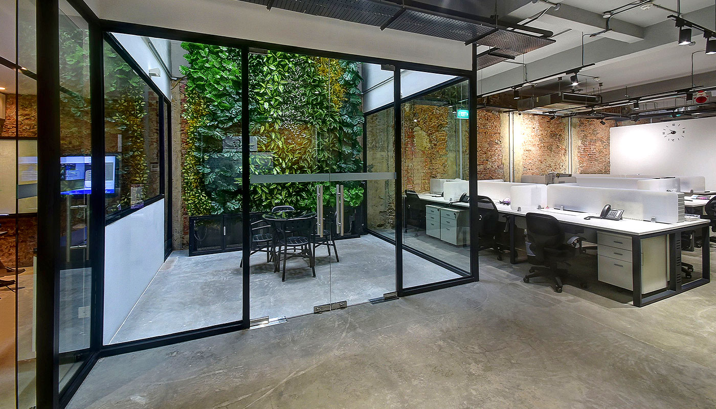 Singapore Artificial Vertical Garden GreenTurf Asia